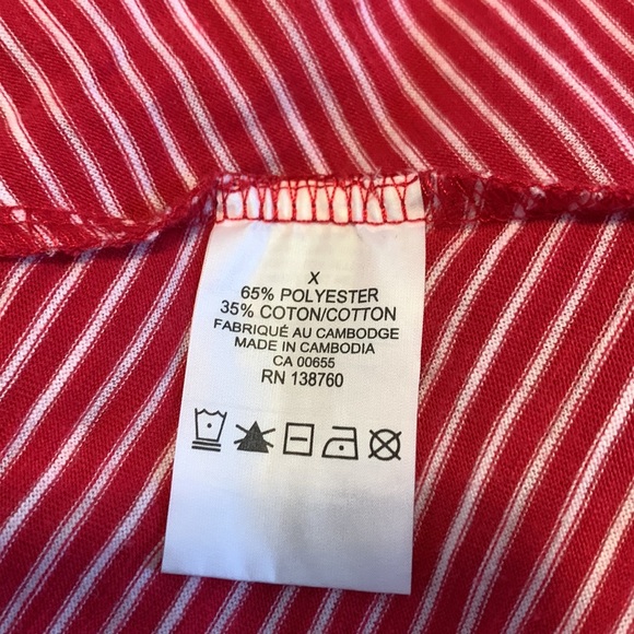 4 for $70.00- Tshirt Dress, Red &white stripes,knee length, size X. - Picture 7 of 7